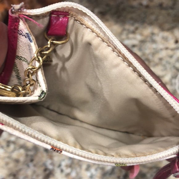 Coach Multicolor Plaid Wristlet - Picture 6 of 8